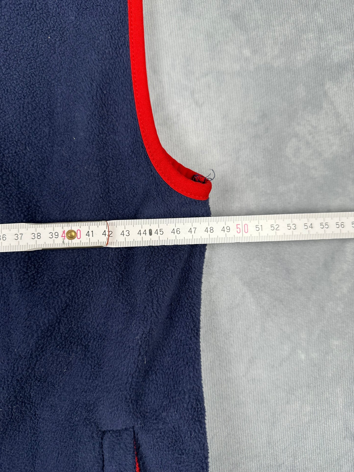 POLO Ralph Lauren Fleece-Weste Gr. L Herren Vintage Blau Reißverschluss