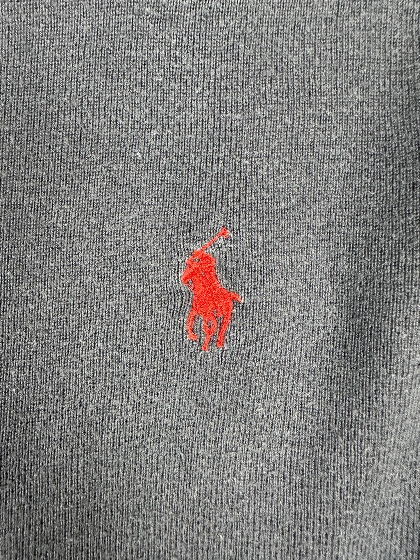 POLO Ralph Lauren Strick Pullunder Weste blau Gr. L Vintage Y2K Tennis