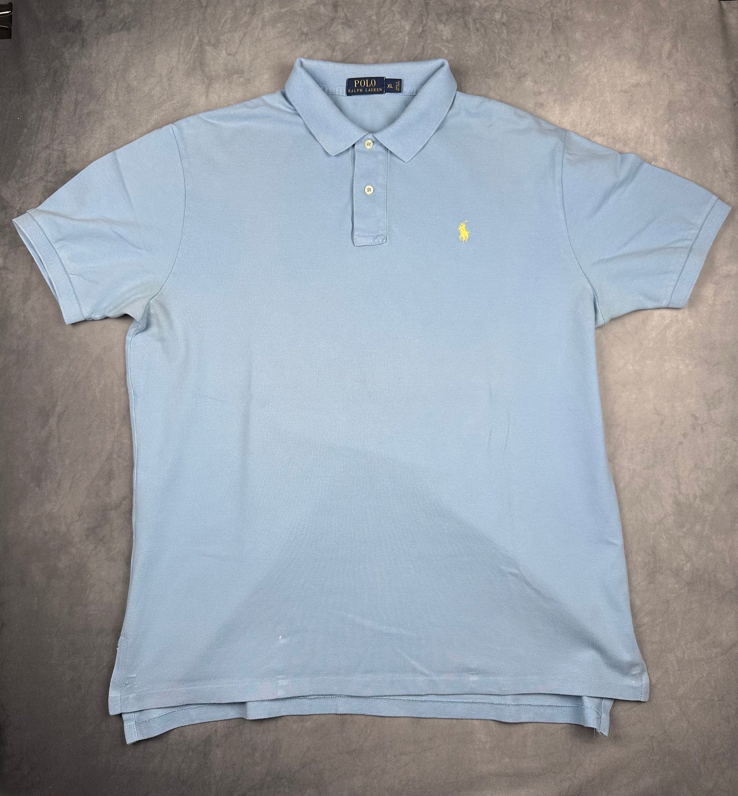 Polo Ralph Lauren Poloshirt T-Shirt Herren Gr. XL Vintage Y2K Hellblau