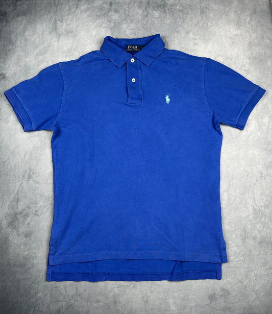 POLO Ralph Lauren Strick Pullunder Weste blau Gr. L Vintage Y2K Tennis