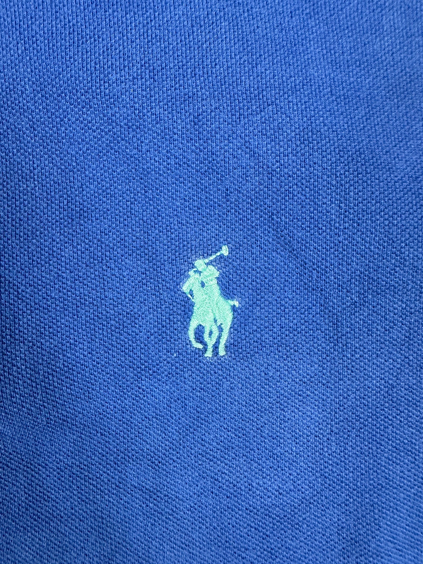 POLO Ralph Lauren Strick Pullunder Weste blau Gr. L Vintage Y2K Tennis
