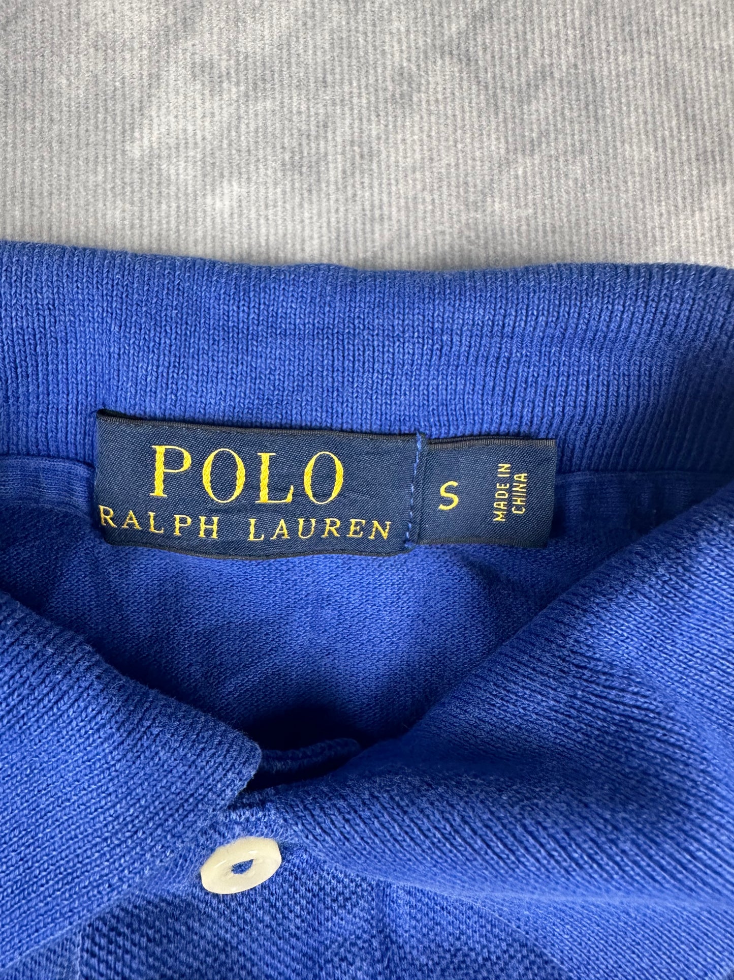 POLO Ralph Lauren Strick Pullunder Weste blau Gr. L Vintage Y2K Tennis