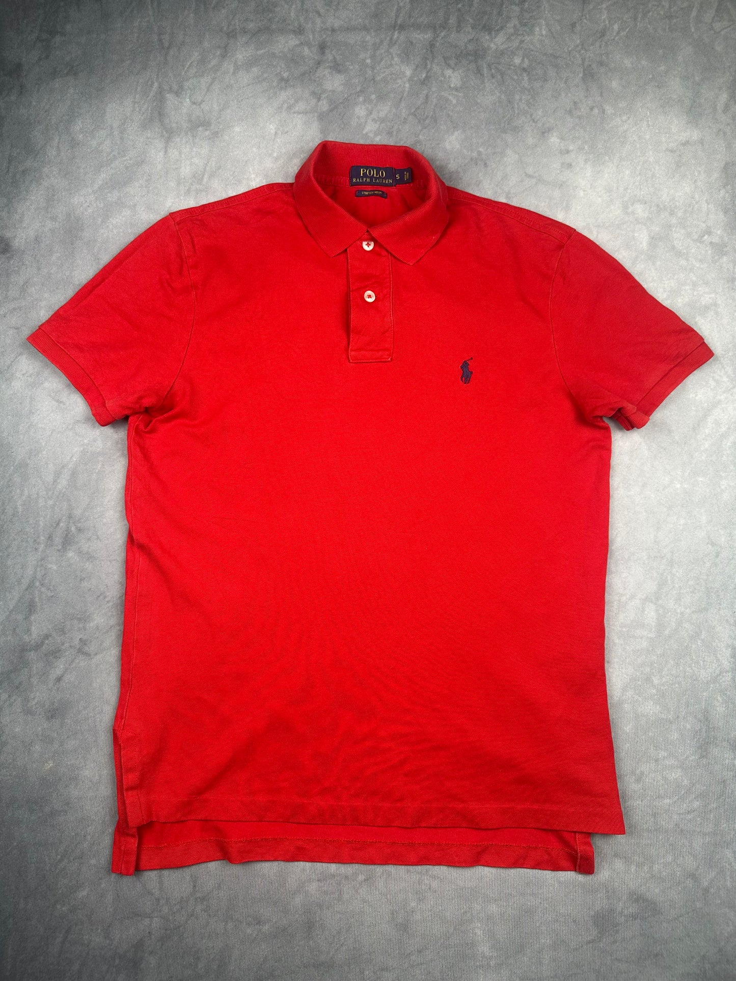 Polo Ralph Lauren Poloshirt T-Shirt Herren Gr. S Vintage Y2K rot