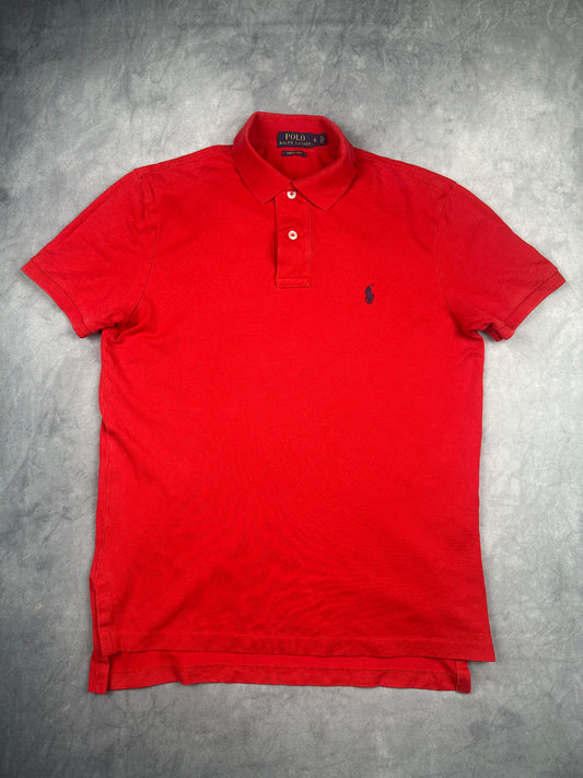 Polo Ralph Lauren Poloshirt T-Shirt Herren Gr. S Vintage Y2K rot