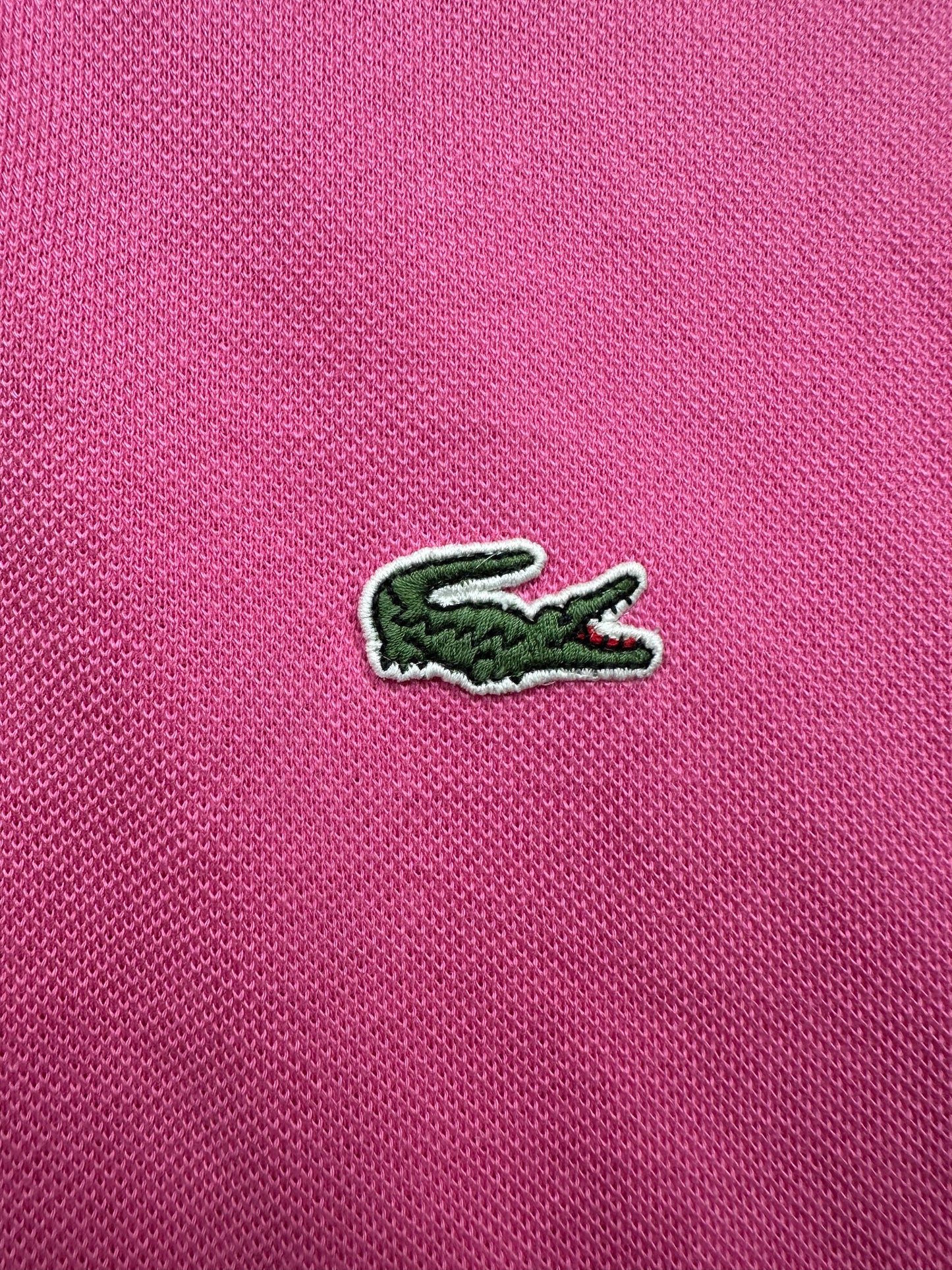 Lacoste Herren Poloshirt T-Shirt Gr. 4/M Vintage Y2K pink
