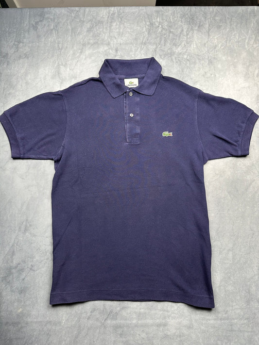 Lacoste Herren Poloshirt T-Shirt Gr. 2/XS Vintage Y2K marineblau
