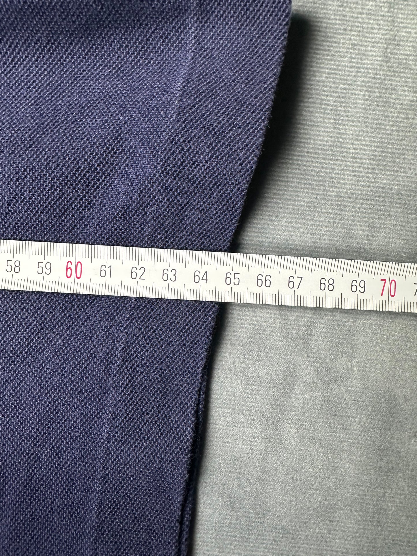 Lacoste Herren Poloshirt T-Shirt Gr. 2/XS Vintage Y2K marineblau