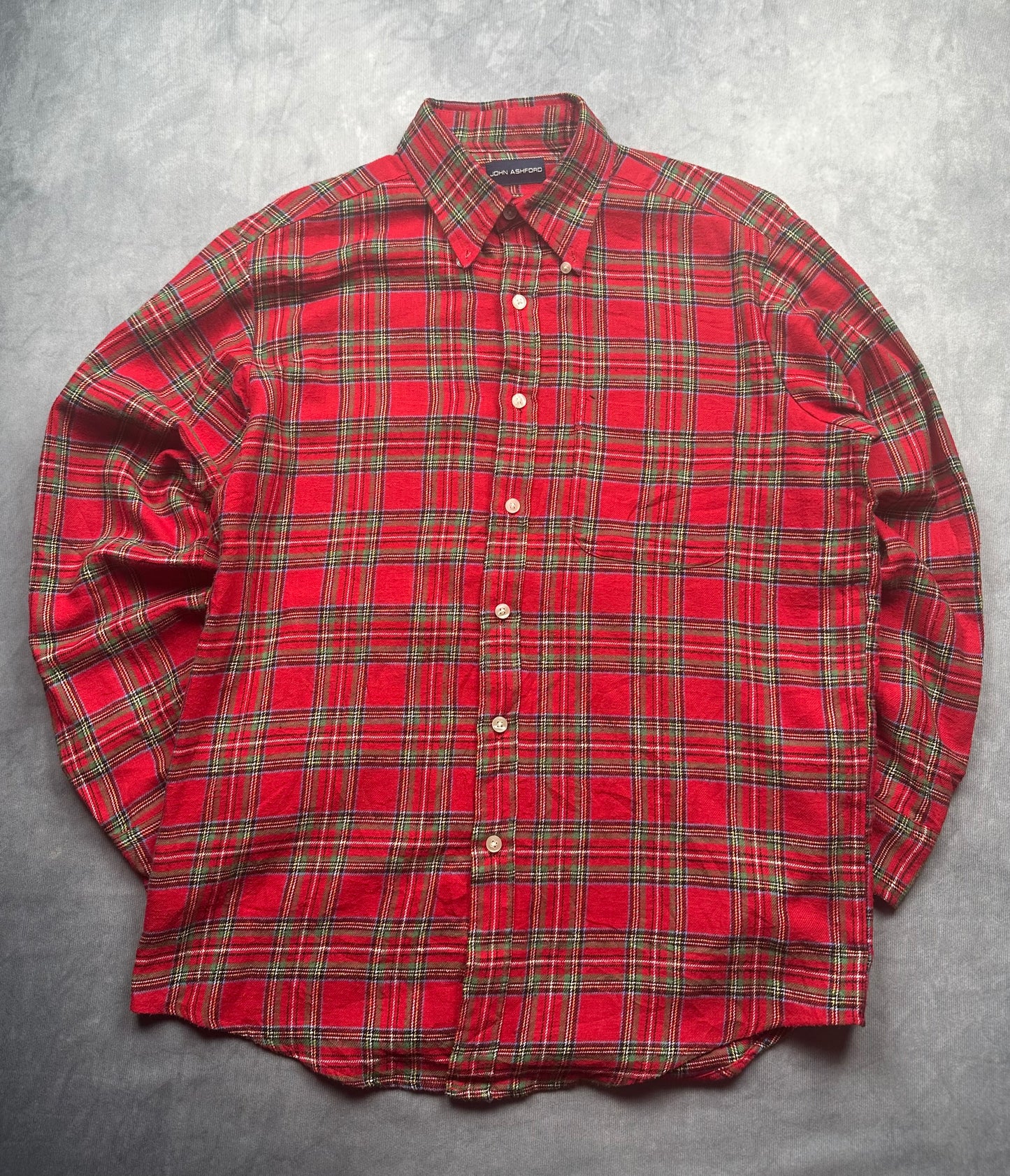 Vintage Y2K John Ashford Flanell Hemd kariert Größe M