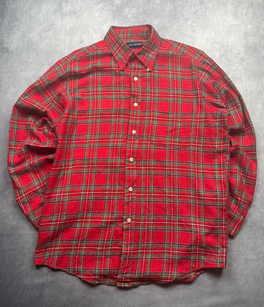 Vintage Y2K John Ashford Flanell Hemd kariert Größe M