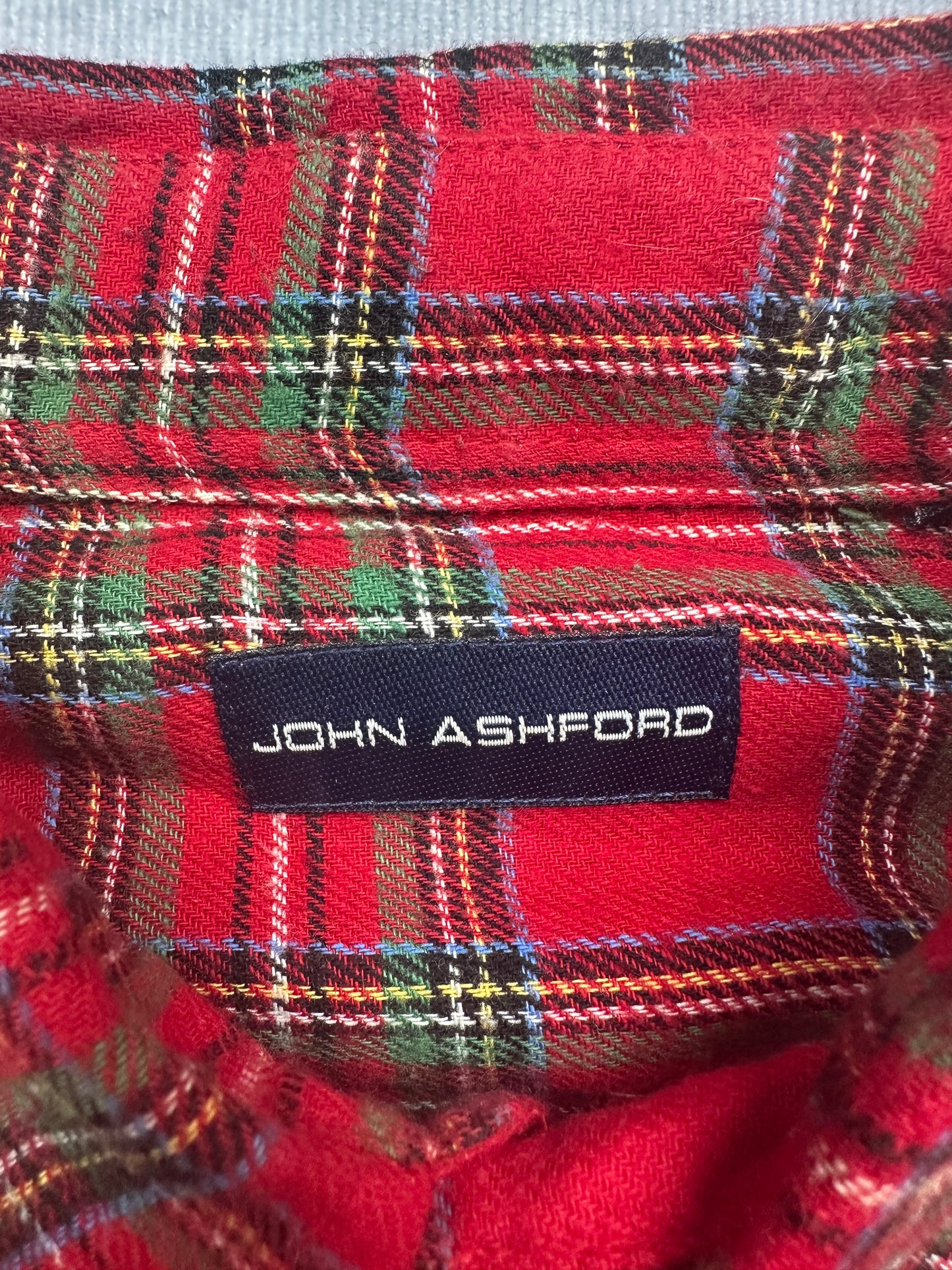 Vintage Y2K John Ashford Flanell Hemd kariert Größe M