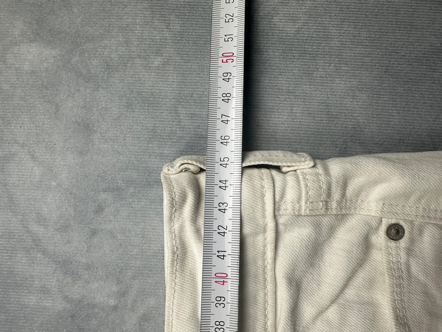 Denizen Levi's Damen Jeans Shorts W32 weiß kurze Hose Modern Skinny Denim