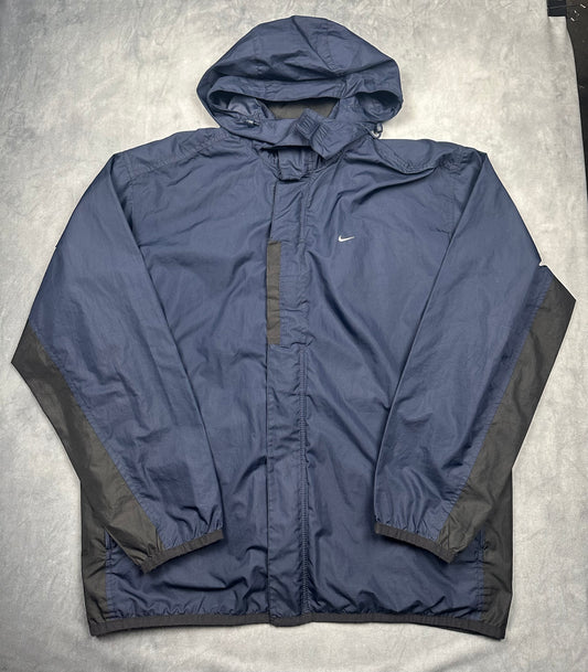 Nike Clima-Fit Regenjacke Trainingsjacke Sportjacke Gr. L Blau