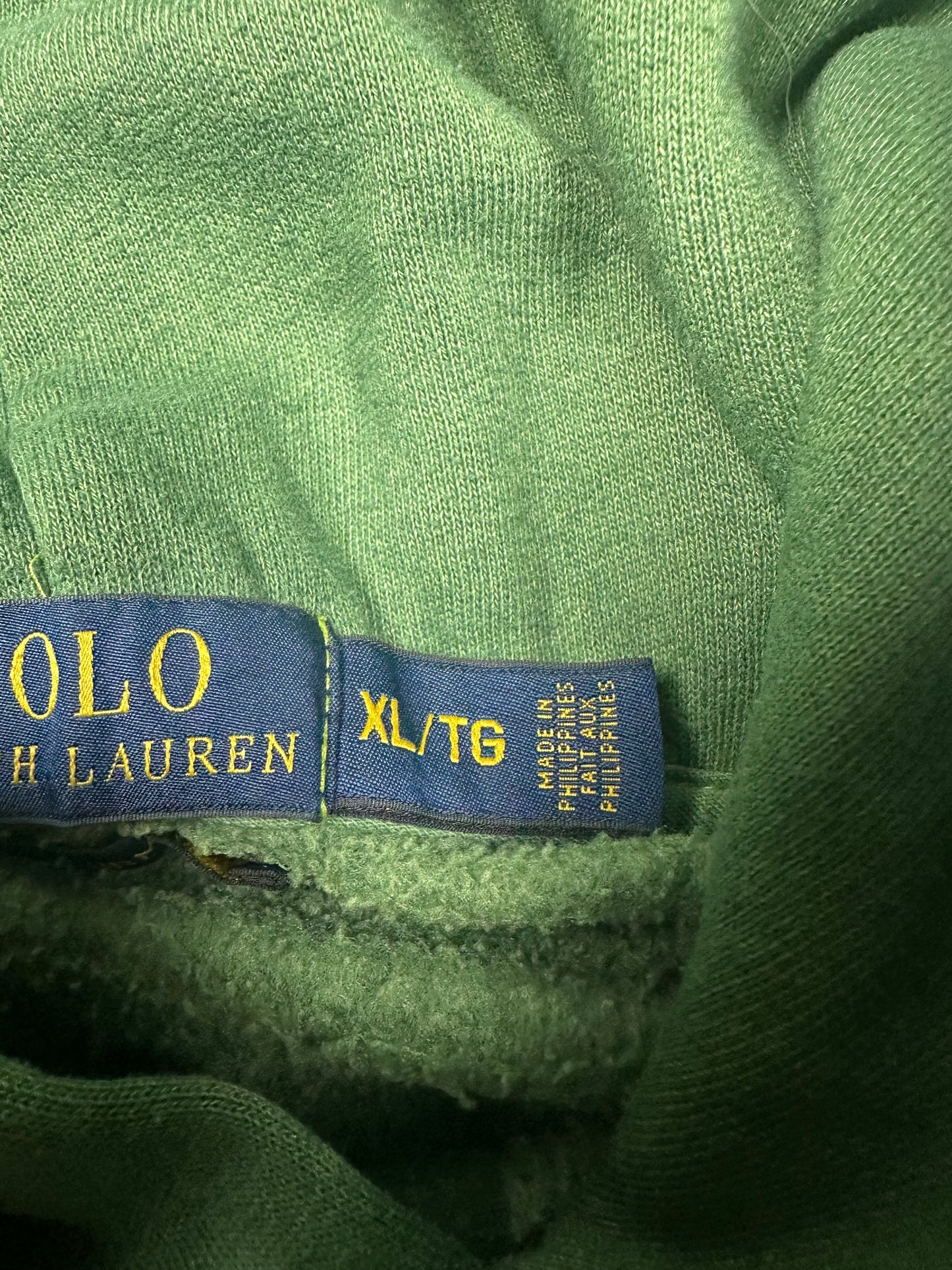 POLO Ralph Lauren Hoodie Kapuzenpullover Gr. XL grün