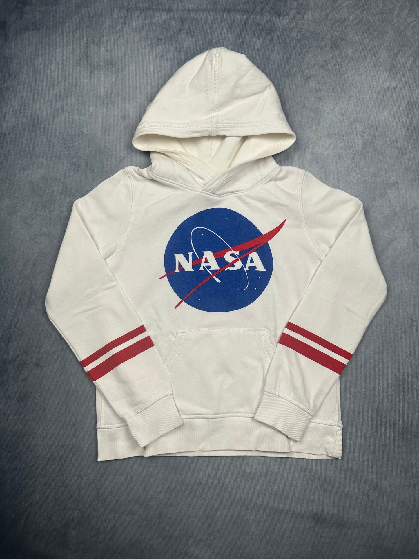 NASA Hoodie Kapuzenpullover Gr. 146/152 weiß