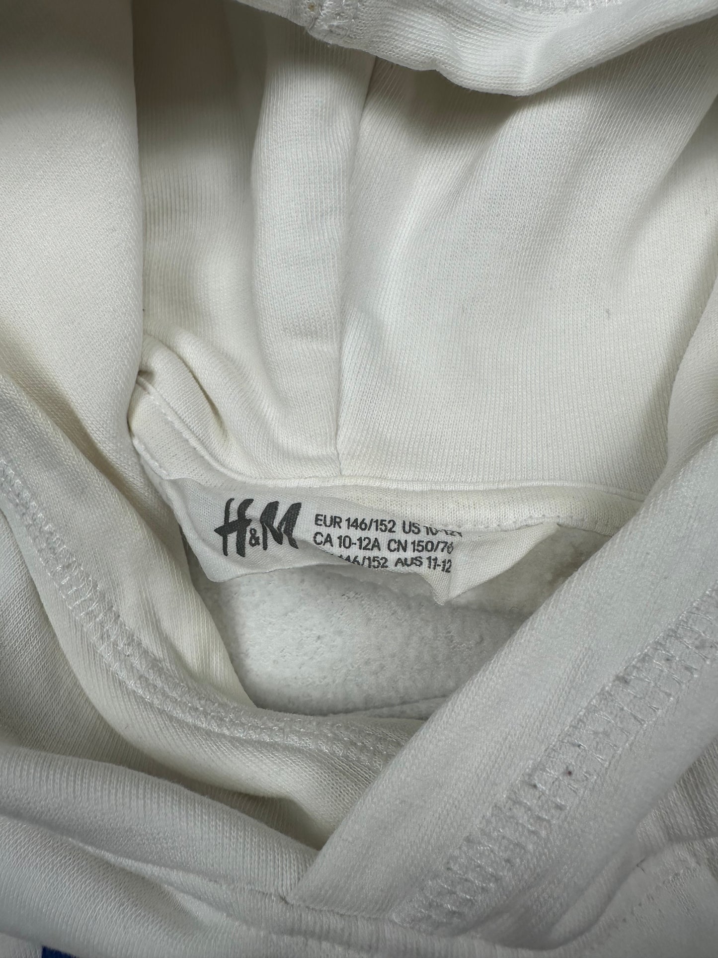 NASA Hoodie Kapuzenpullover Gr. 146/152 weiß