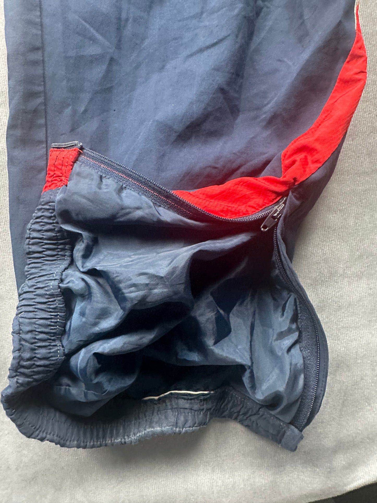 Adidas Track Pants / Jogginghose / Trainingshose Y2K Gr. XXL blau open Leg