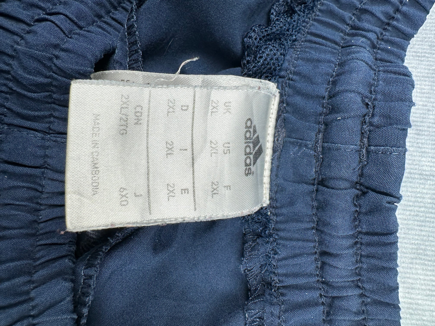 Adidas Track Pants / Jogginghose / Trainingshose Y2K Gr. XXL blau open Leg