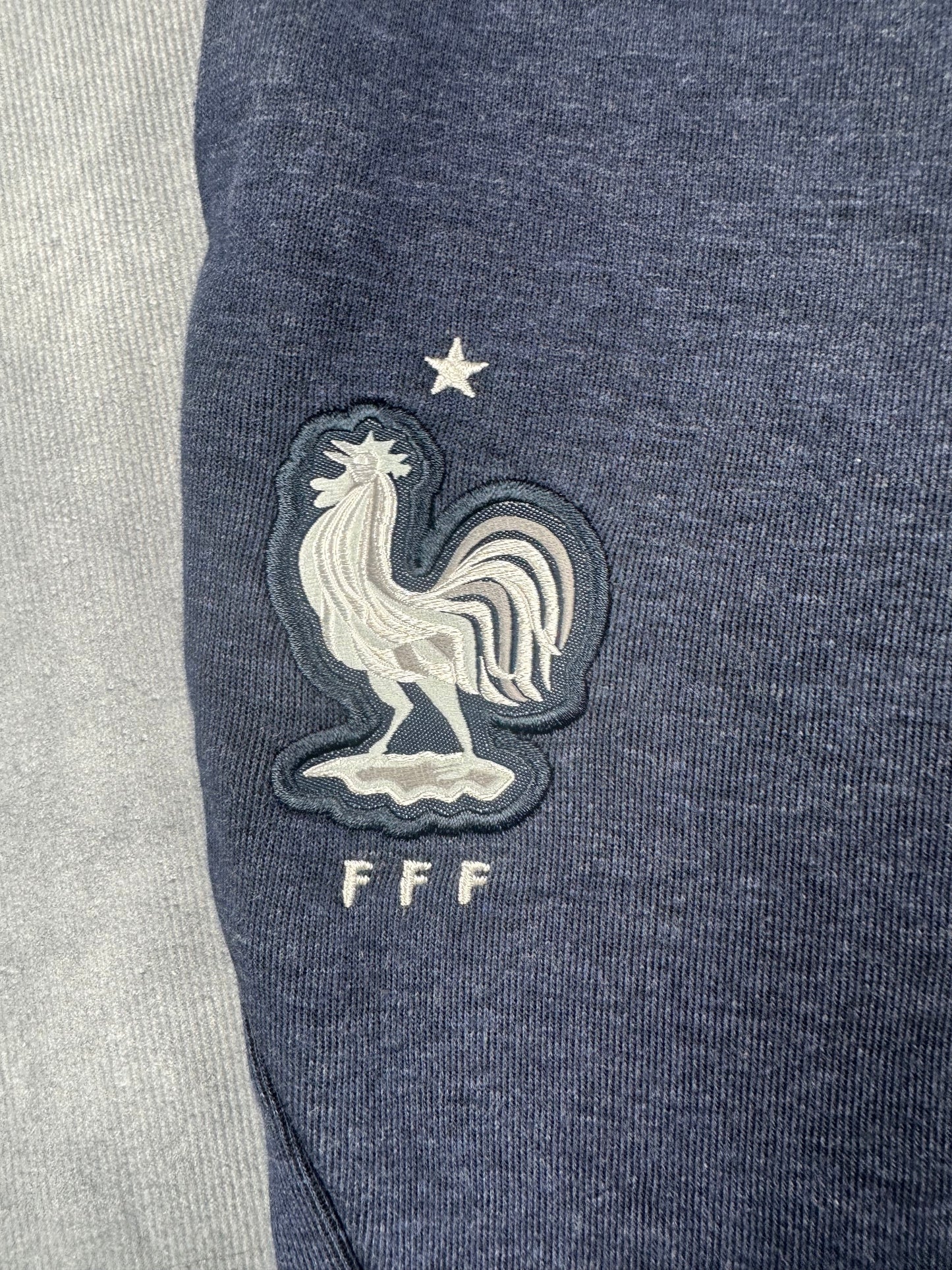 Nike 3/4 Frankreich Fußball FFF Jogginghose/Trainingshose Baumwolle Gr. XL blau