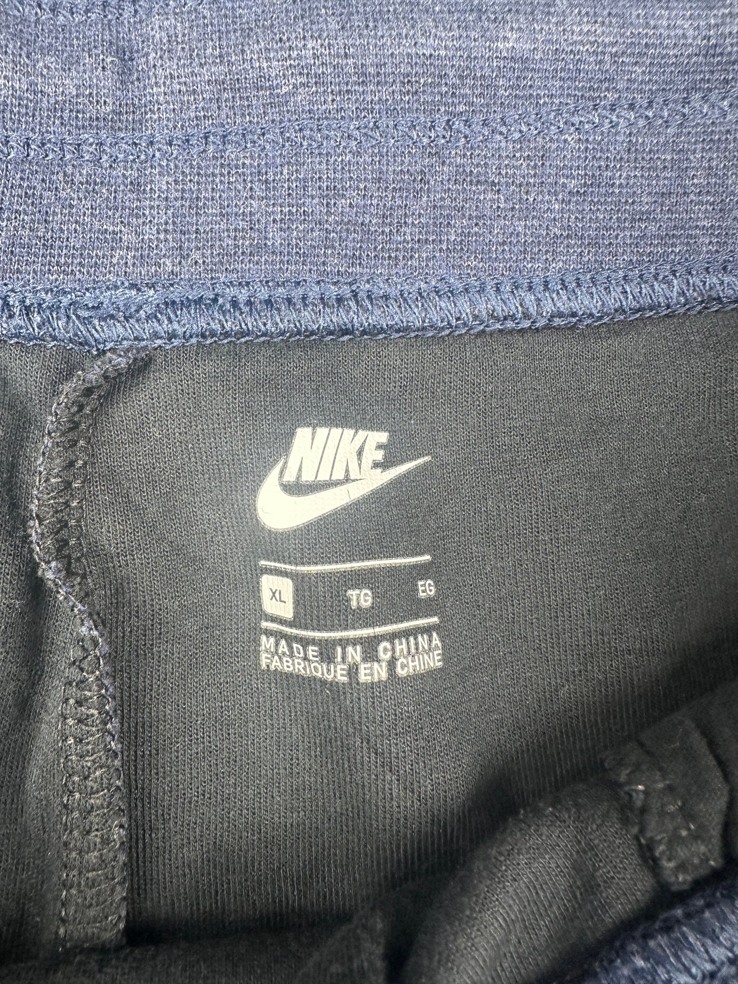 Nike 3/4 Frankreich Fußball FFF Jogginghose/Trainingshose Baumwolle Gr. XL blau