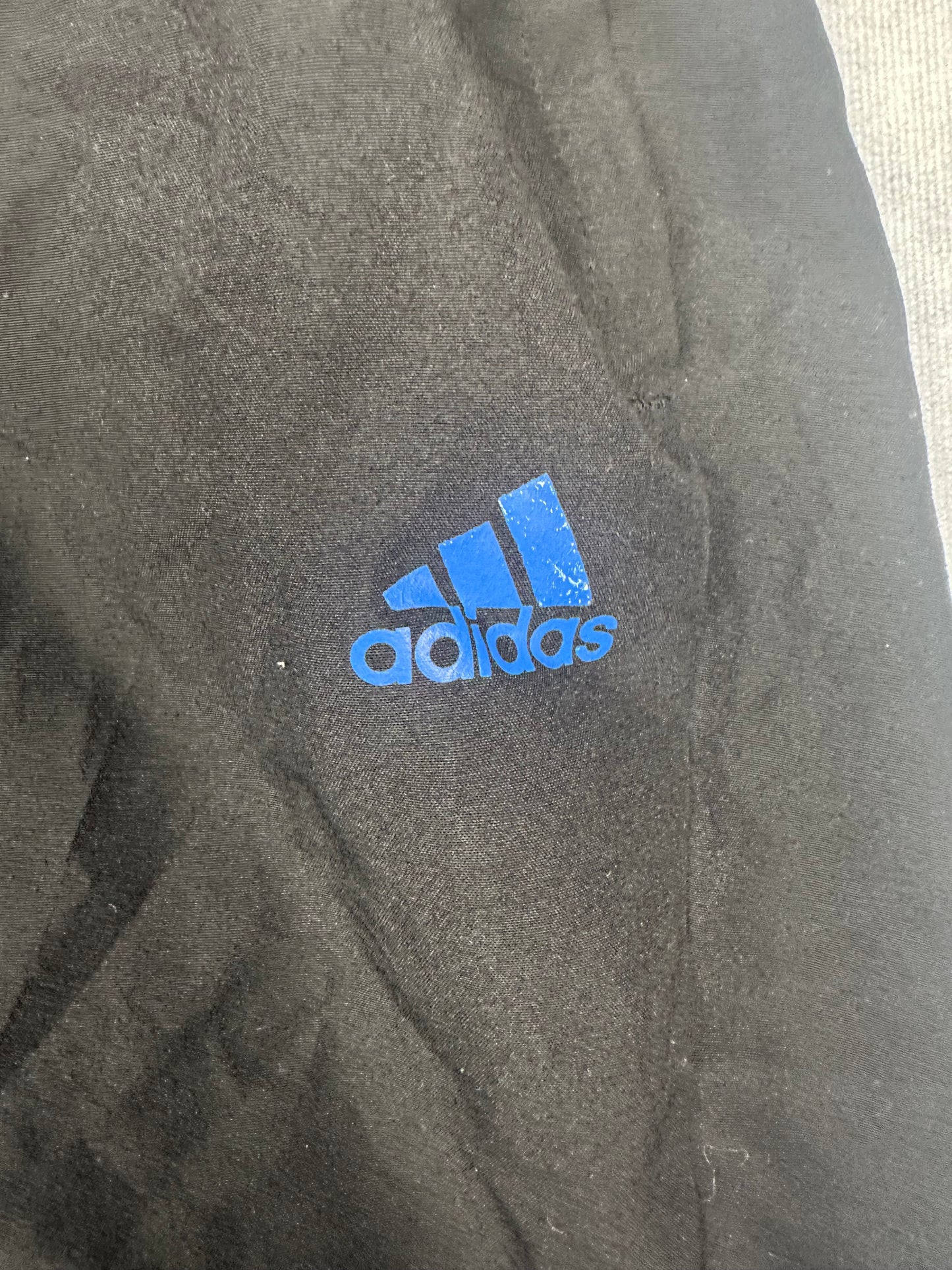 Adidas Track Pants / Jogginghose / Trainingshose Y2K Gr. XXL Schwarz Open Leg